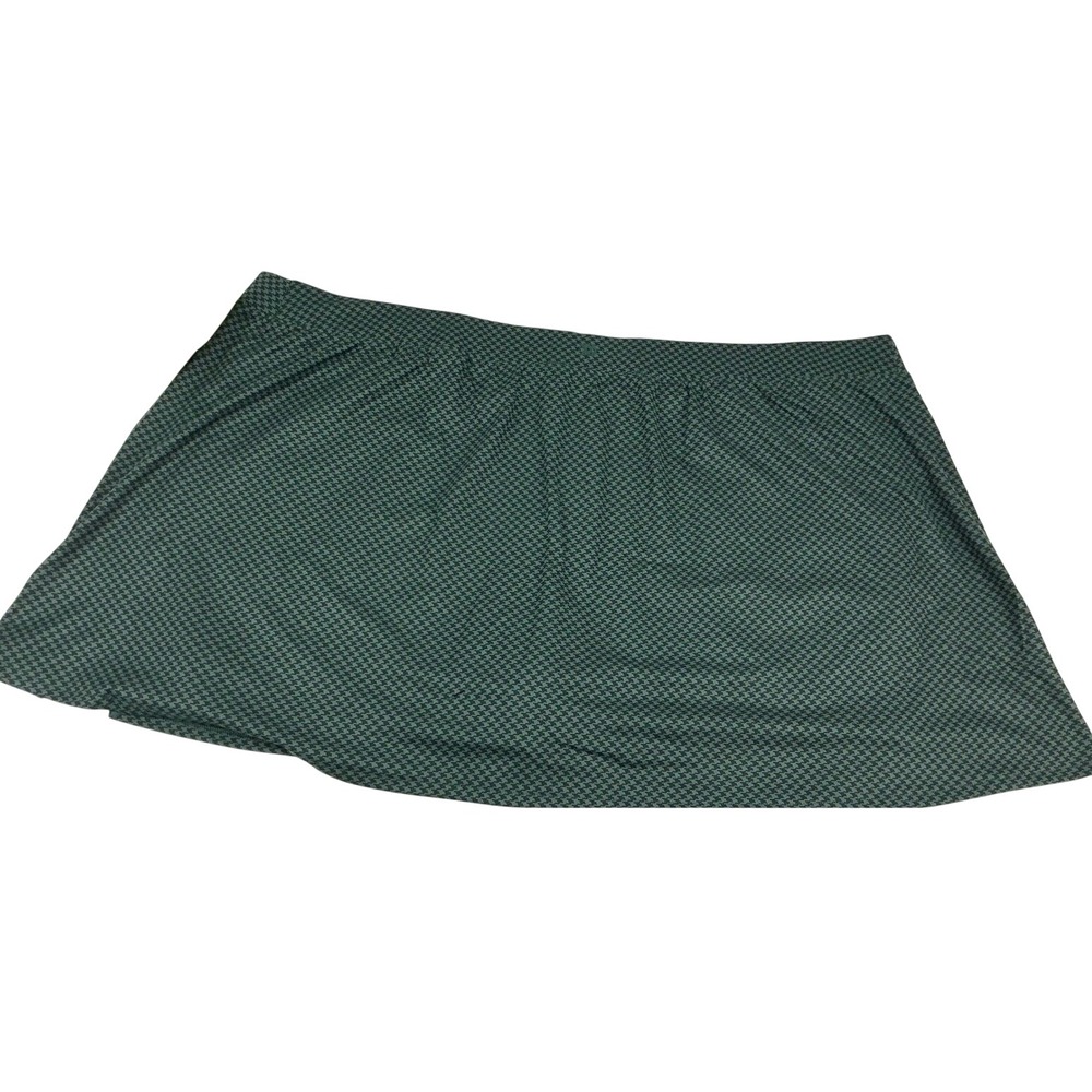 All in Motion Skort 4XL Dark Green Houndstooth Athletic Golf Tennis Skirt